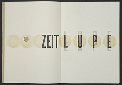 "ZEITLUPE": K&uuml;nstlerbuch Doppelseite1